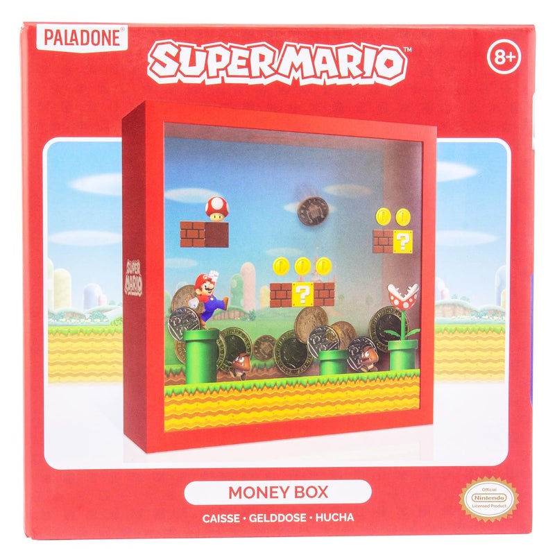 Paladone Super Mario Bros. Box Coin Bank, 18cm (7"") - Image 5
